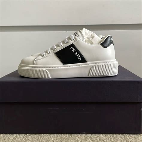 prada womens sneakers canada|prada denim sneakers.